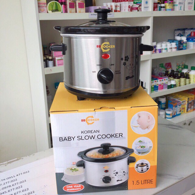 Nồi Nấu Chậm Baby Slow Cooker Hàn Quốc 1,5 L