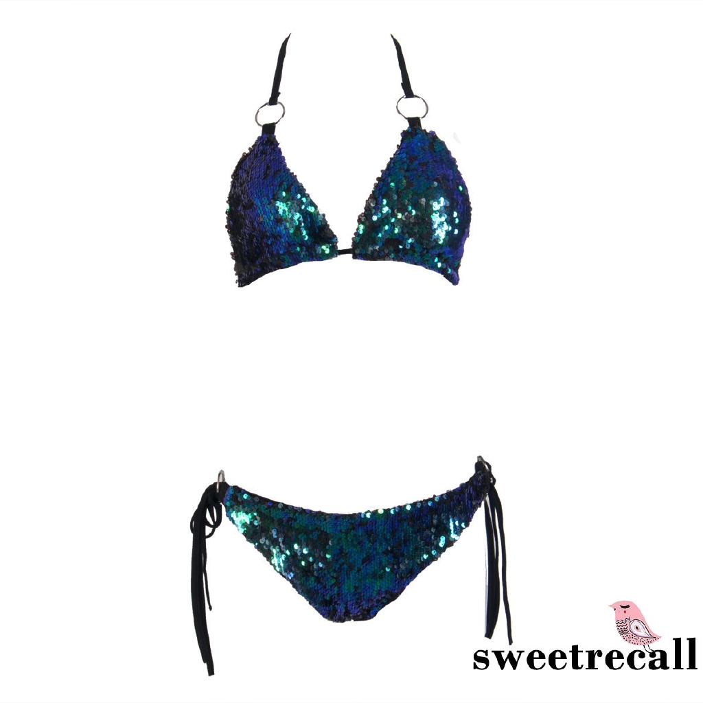 Bộ bikini hai mảnh áo nâng ngực kèm quần lót kim sa siêu quyến rũ cho nữ | BigBuy360 - bigbuy360.vn