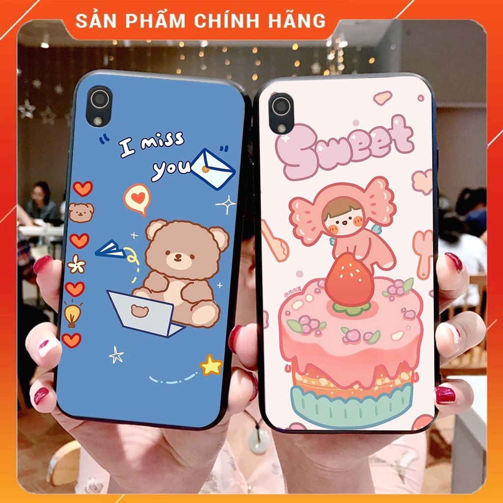 Ốp lưng Vivo Y91C in hình Gấu xinh xắn, Bò sữa đáng yêu,  ĐẸP -  RẺ - XINH - ĐỘC ĐÁO