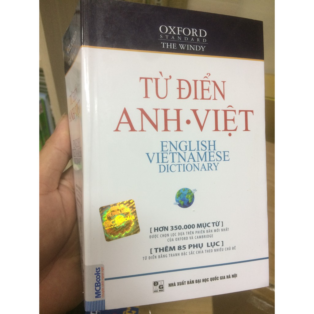 Sách - Từ Điển Oxford Anh - Việt (Hơn 350.000 Từ) (Bìa Mềm Màu Trắng)