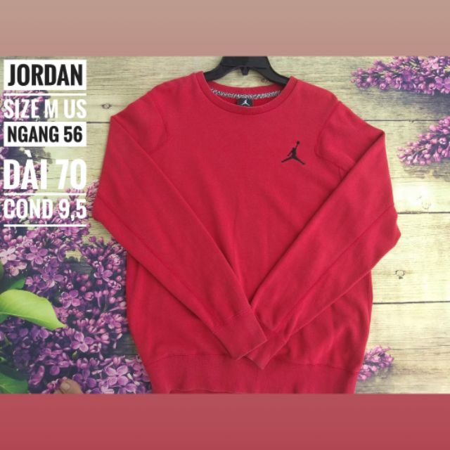 Sweater jordan đỏ