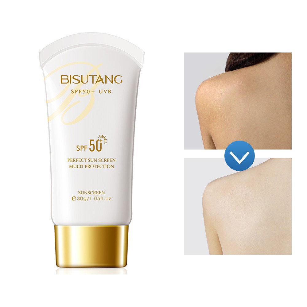 Kem chống nắng bảo vệ da BISUTANG chống tia UV - với tinh chất từ thiên nhiên - chống tia UV SPF50+ PA+++ 30ml