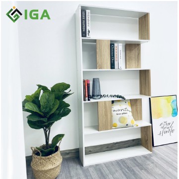 Kệ Sách Gỗ IGA Simple 6F Thông Minh - GP105