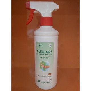 Xịt sát khuẩn tay nhanh khô và bề mặt vật dụng Clincare SH 500ml
