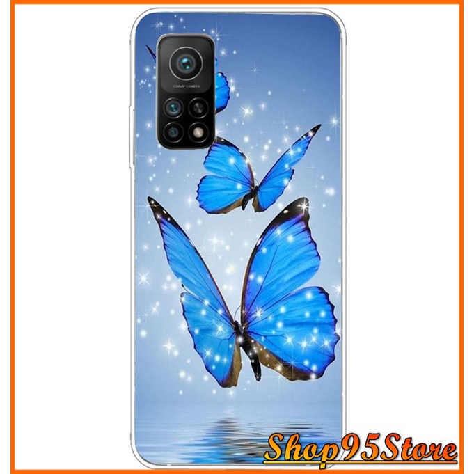 Ốp lưng silicon dẻo Xiaomi Redmi 10C Redmi 10A Note 11 pro Note 11 4G Note 11S Redmi 10 họa tiết Bướm xinh