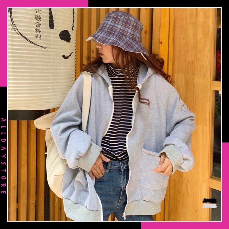 Áo khoác nỉ hoodie SLE,áo khoác form rộng unisex