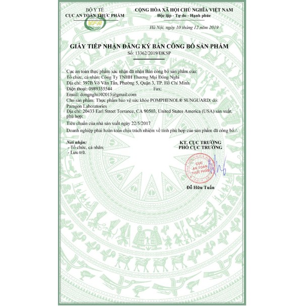 Viên uống chống nắng làm da sáng, khỏe, mờ nám Murad Pomphenol Sunguard Dietary Supplement. | Thế Giới Skin Care
