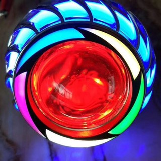 ĐÈN PHA LED BI CÀU LỐC XOÁY 7 MÀU