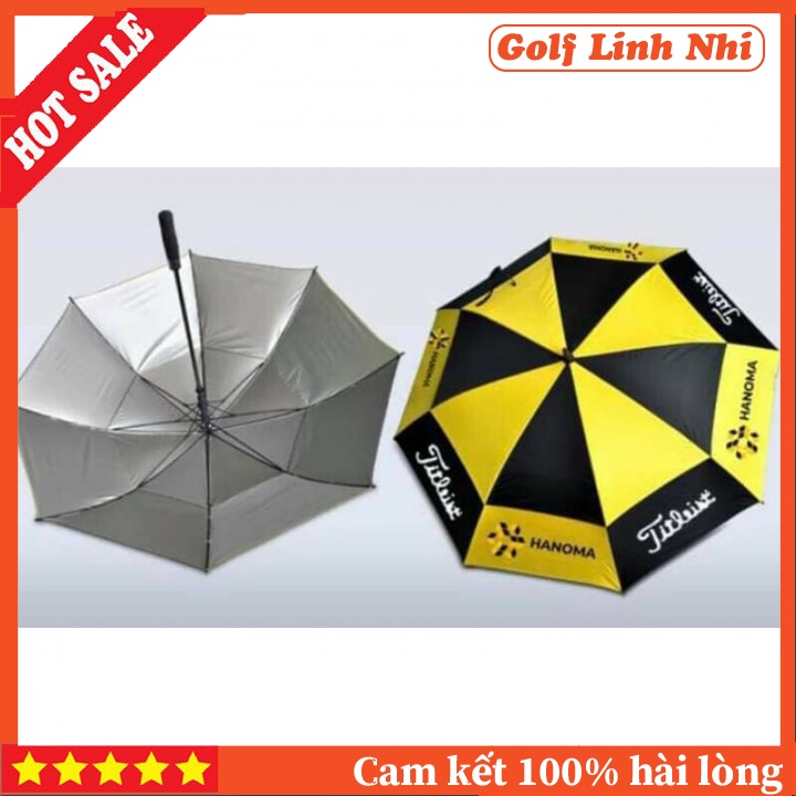 Ô Golf Các Thương Hiệu Titlest, Honma,Ping.....,Ô 2 Lớp, Chống Tia Uv, Nan 2 Tầng