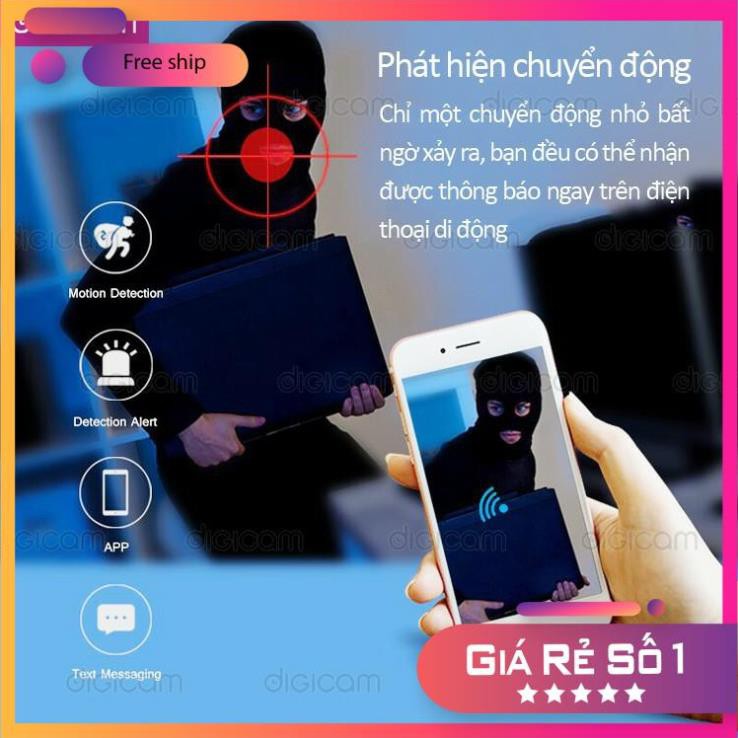 Camera IP YooSee 2.0mpx 1080P | Góc quay 360 độ | Cảm biến hồng ngoại | BigBuy360 - bigbuy360.vn