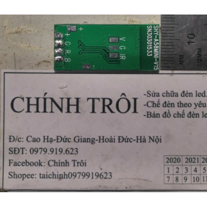 Mạch điều khiển led rgb qua app