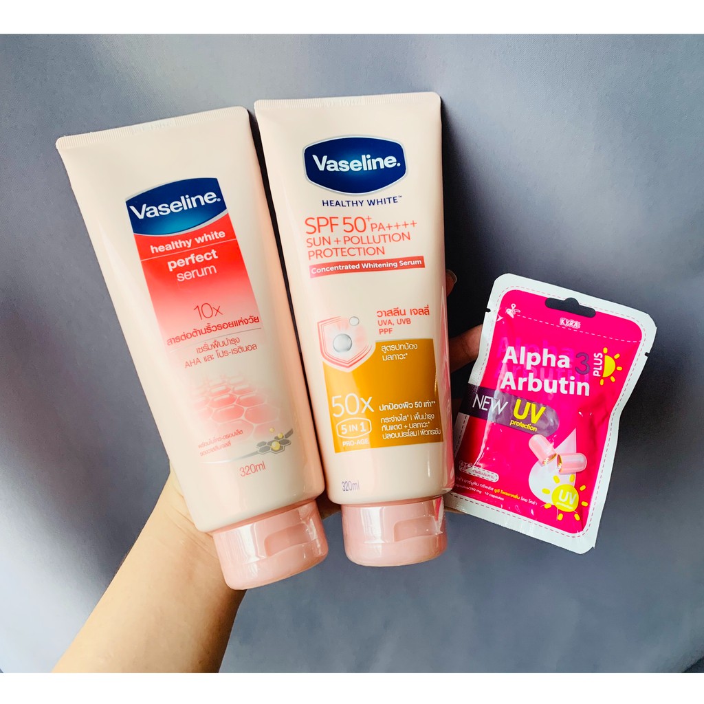 Dưỡng thể Vaseline Serum 50X-10X Thái lan