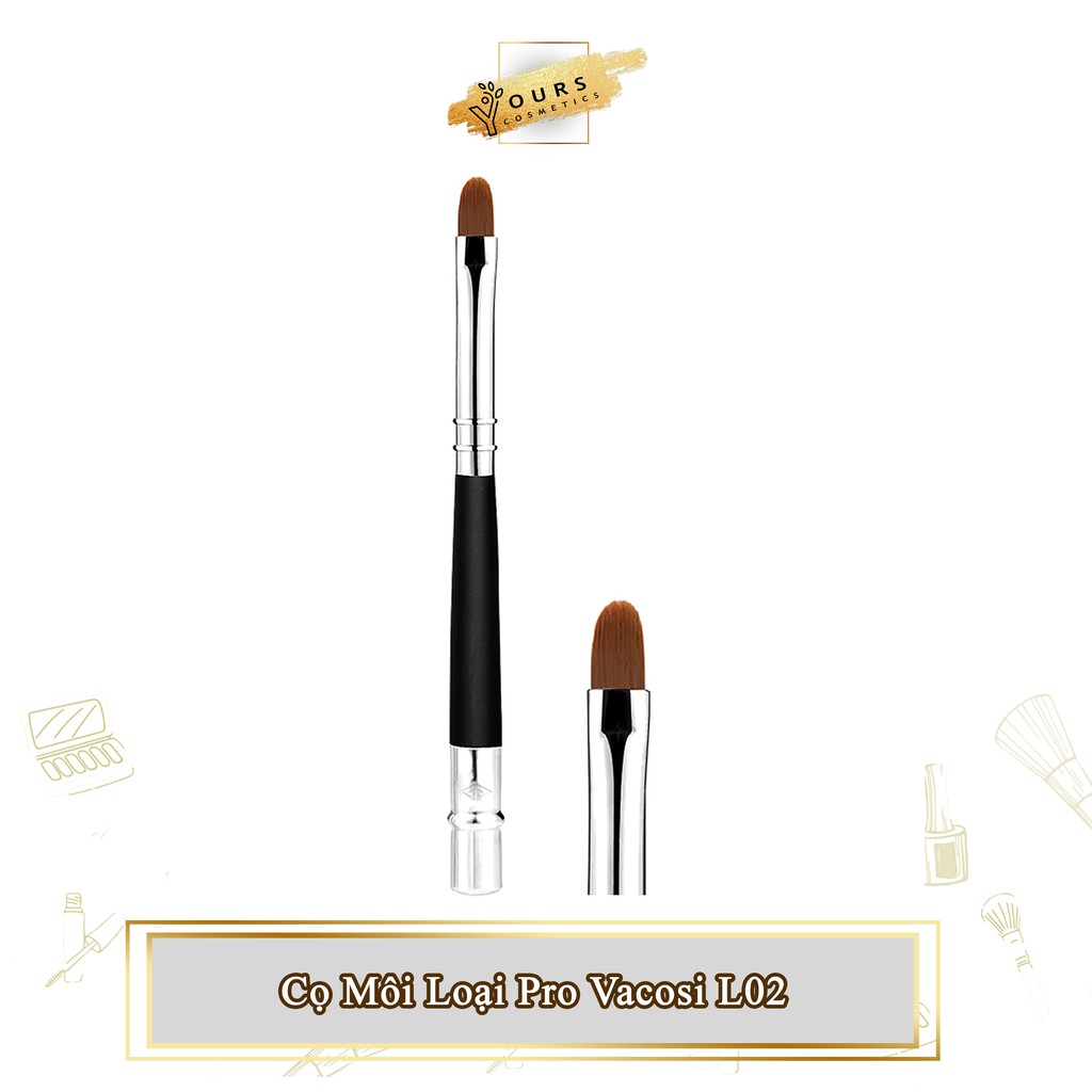 [Đại Lý Chính Thức] Cọ Đánh Môi Pro Vacosi L02 - Cọ Đánh Lòng Môi &amp; Viền Môi - Vacosi Lip Pro Brush L02