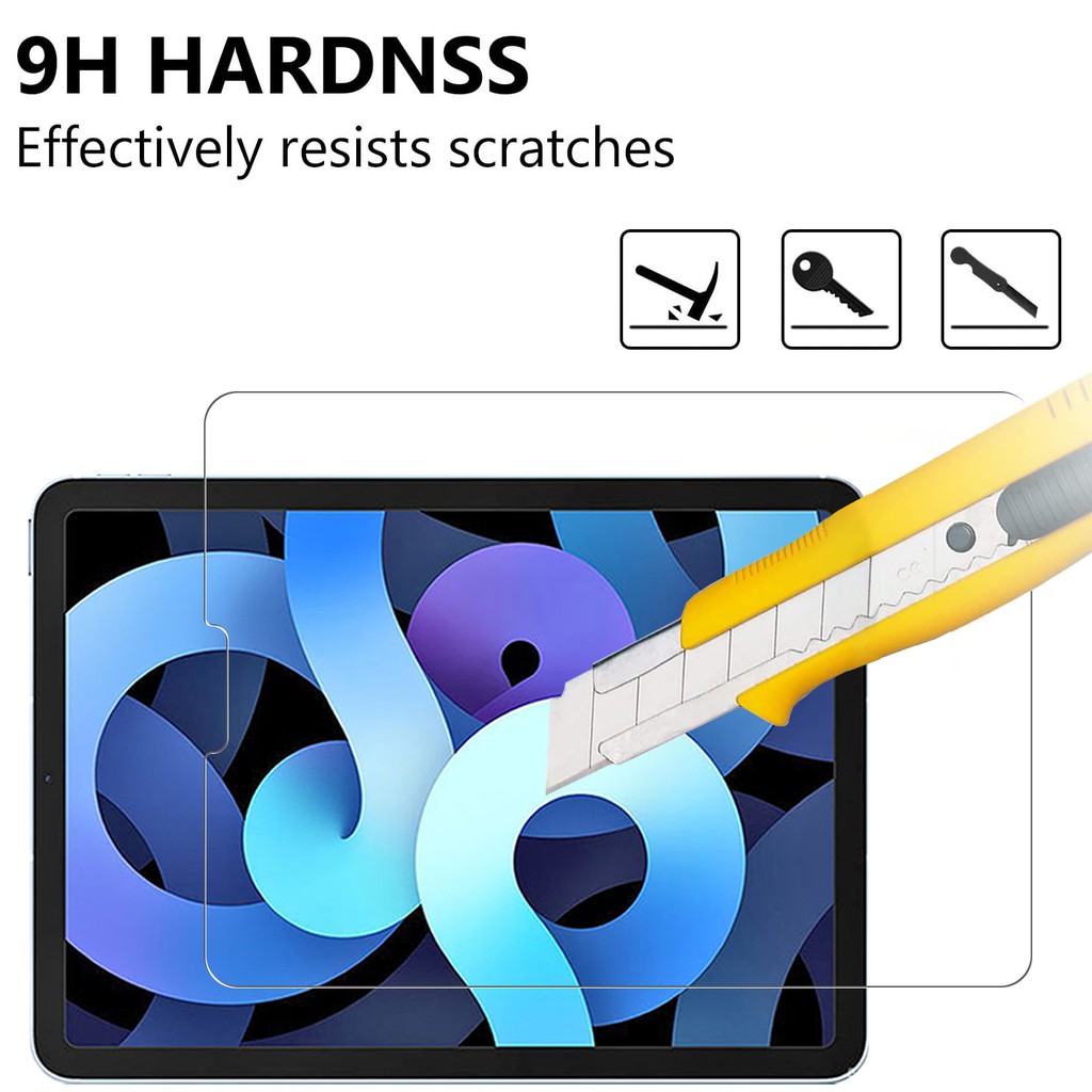 [Ảnh Thật] Kính CL iPad Air 4/ 5 10.9&quot; 2020/2022 - 9H-0.26mm Cường Lực mài cạnh 2.5D