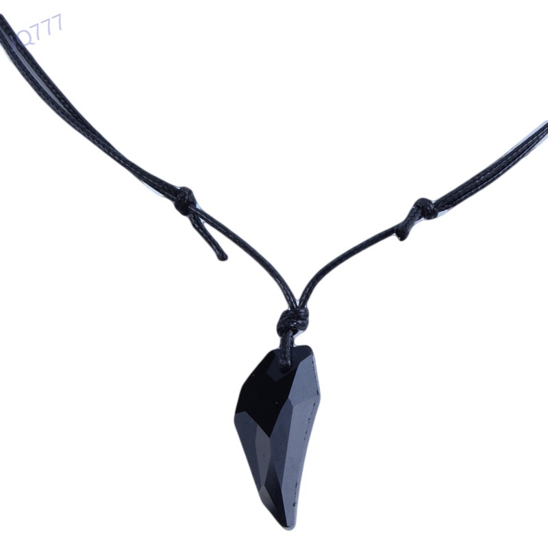 Vòng cổ mặt pha lê sáng bóng nhiều màu tùy chọn thời trang