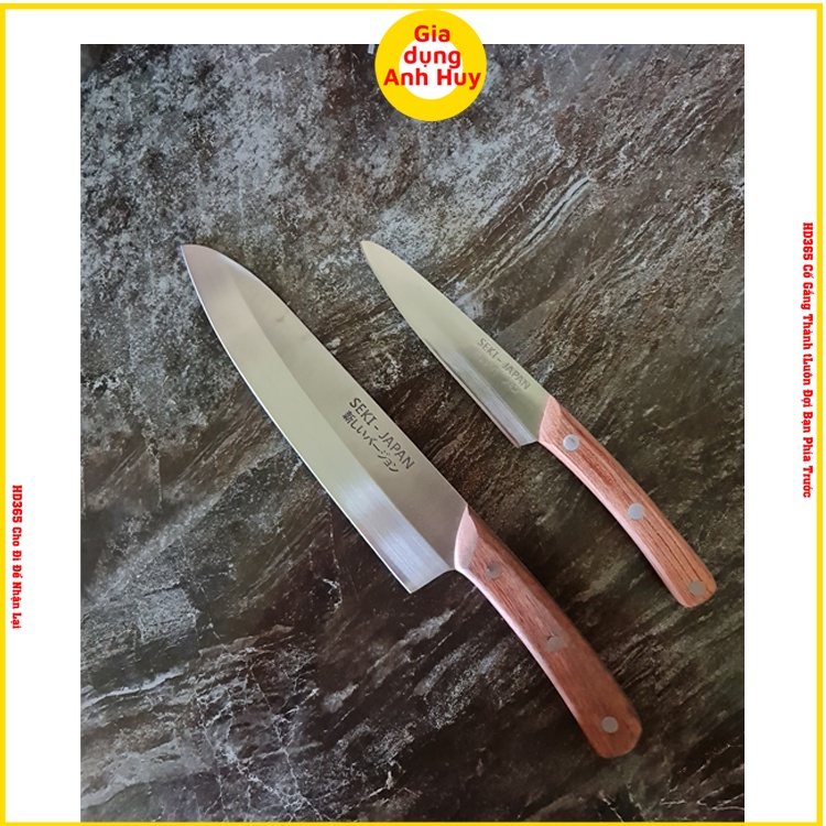 Dao thái thịt Seki Japan và Dao gọt hoa Quả seki hàng cao cấp rất sắc bén shop GDAH DSK2