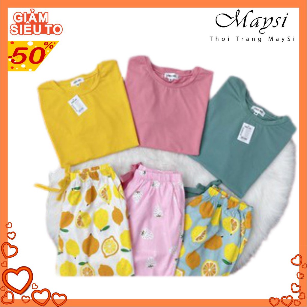 Bộ đồ mặc nhà hình hoa quả siêu cute