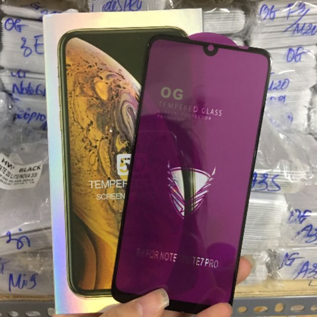 Dán Full màn OG cho Redmi note 7 - Siêu xịn-Khoan không thủng