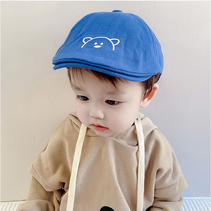 Nón vải beret / mỏ vịt Bigbaby siêu đáng yêu cho bé 6-24M