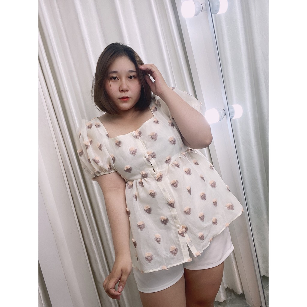 [CÓ SẴN] Set áo peplum bigsize béo mập 55-100kg đi tiệc đi chơi dạo phố giá rẻ đẹp béo xinh size lớn