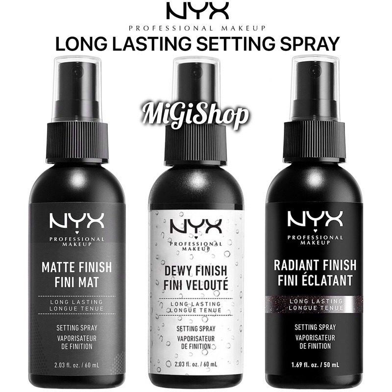[Hàng Mỹ] Xịt Khoá Nền Giữ Lớp Trang Điểm Nyx Long Lasting Setting Spray | BigBuy360 - bigbuy360.vn