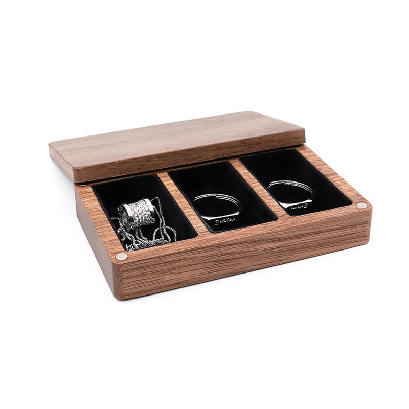 Flgo Hộp Đựng Trang Sức Bằng Gỗ Óc Chó