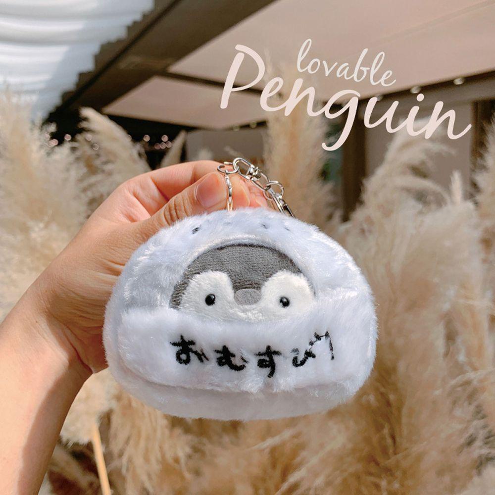 Mặt Dây Chuyền Hình Chim Cánh Cụt Nhồi Bông Dễ Thương