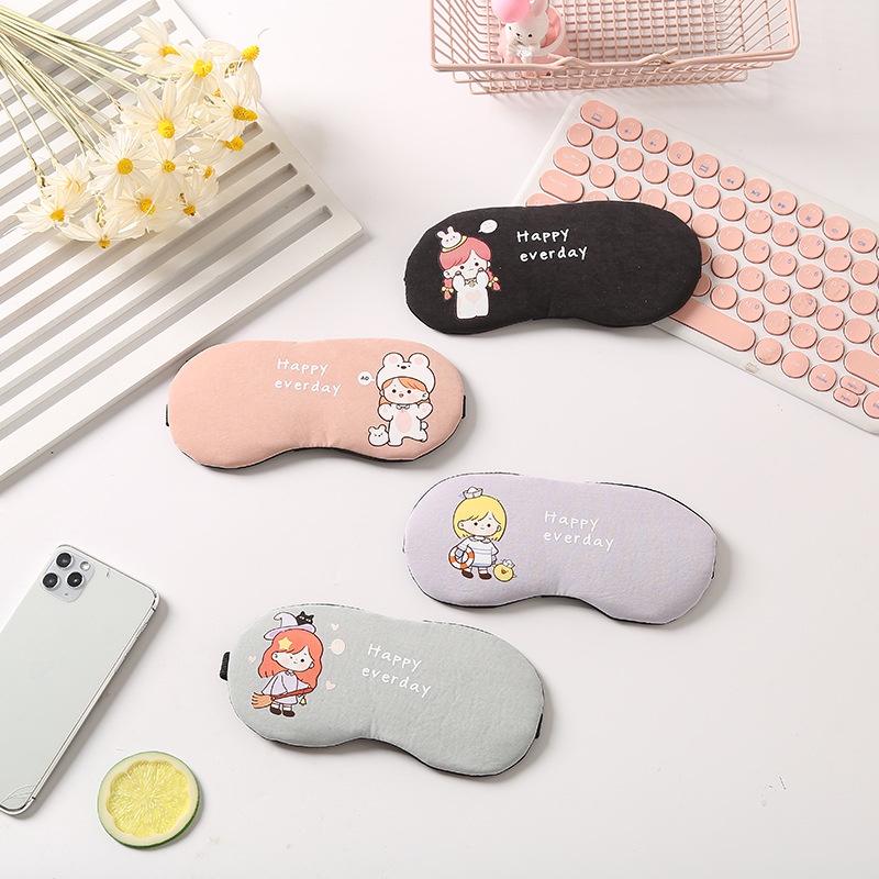 Bịt mắt ngủ có kèm túi gel tiện dụng - UniLabel