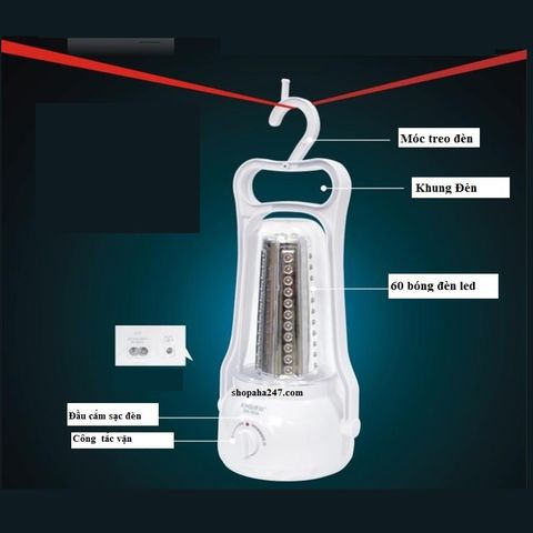 Đèn tích điện KM-770C