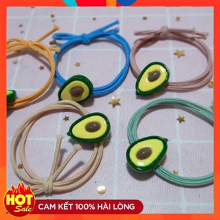 Dây buộc tóc hình quả bơ siêu đẹp