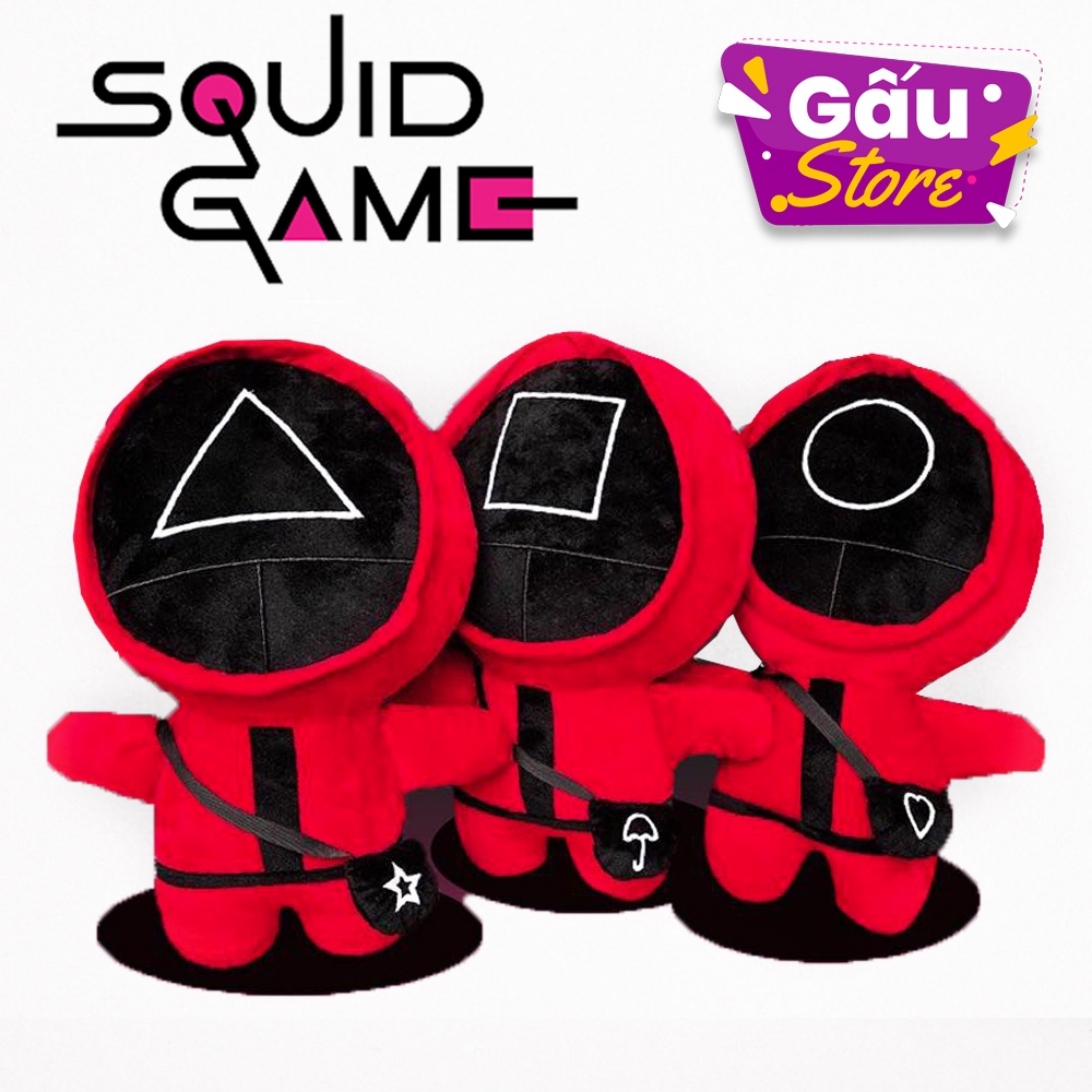 Gấu bông Lính gác Squid Game - Trò Chơi Con Mực - Hàng Việt Nam chất lượng cao