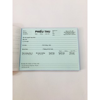 Phiếu thu 2 liên VPP PHÚ ANH