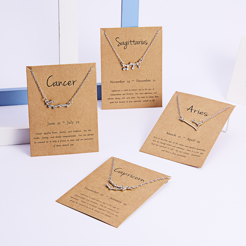 Vòng Cổ Choker 12 Cung Hoàng Đạo Thời Trang Cá Tính