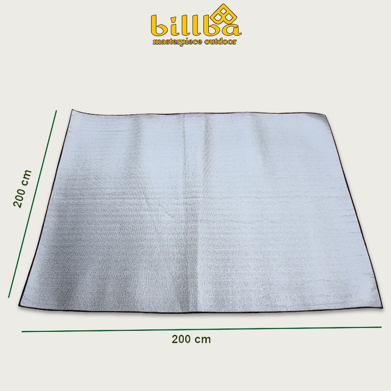 (CỰC RẺ) Thảm trải du lịch cách nhiệt tráng bạc GL4112. Thảm tráng bạc 2 lớp chống thấm