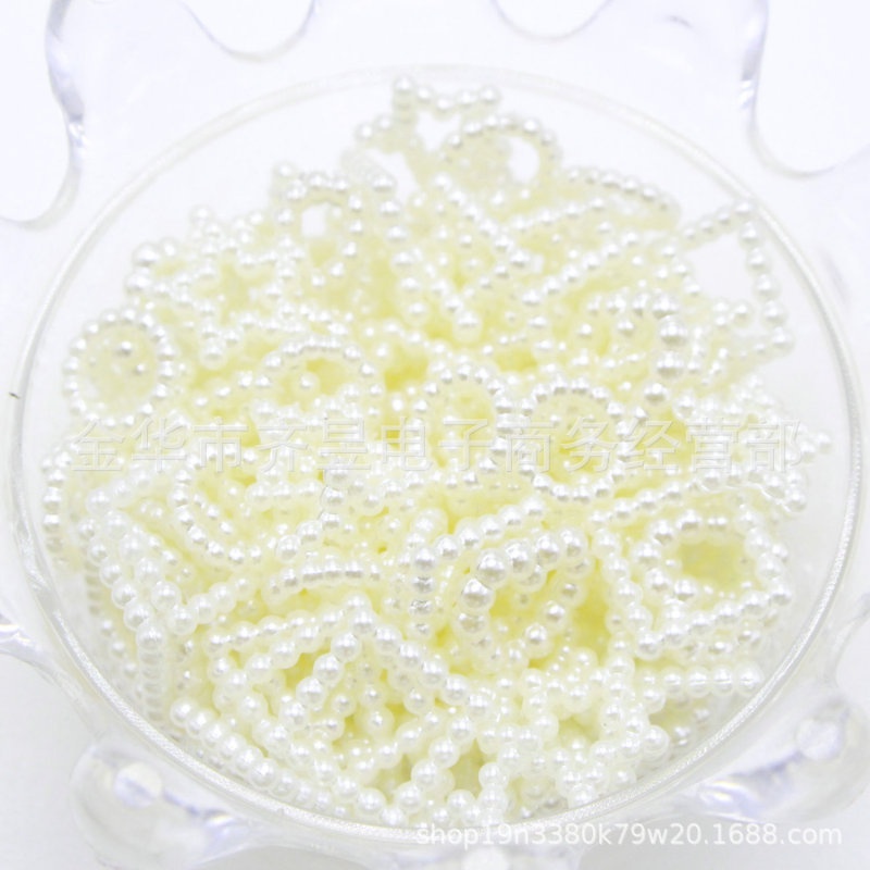 [Còn Hàng] Hạt Ngọc Trai ABS Màu Gradient Hình Nơ Trái Tim Trang Trí Diy Trang Trí Điện Thoại Diy [Giao Hàng Nhanh]