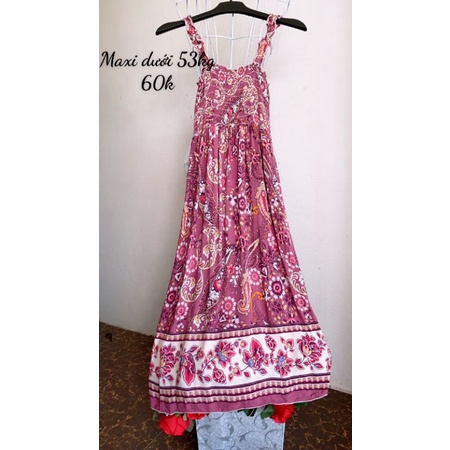 Đầm maxi 2 dây