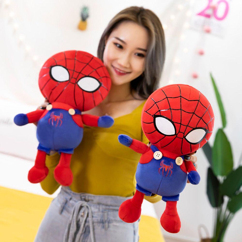 Mmluck Đồ chơi nhồi bông Hình Người Nhện Hoạt Hình Quà Tặng Sinh Nhật Cho Bé