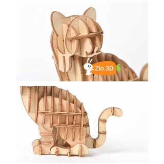 Mô hình lắp ráp gỗ 3D Con Mèo