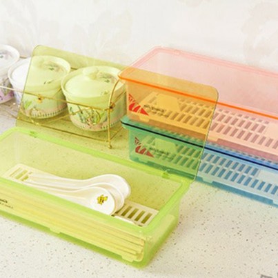 Hộp nhựa đựng muỗng đũa chopsticks chống ẩm mốc côn trùng