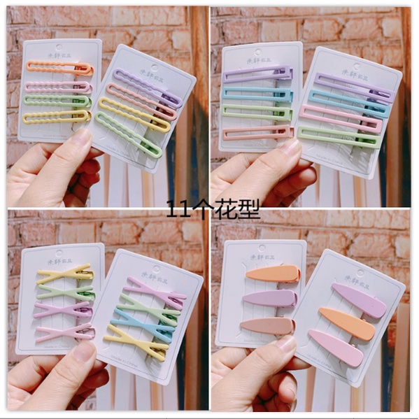 Kẹp tóc chữ X kiểu dáng trơn dễ thương cho bạn gái
