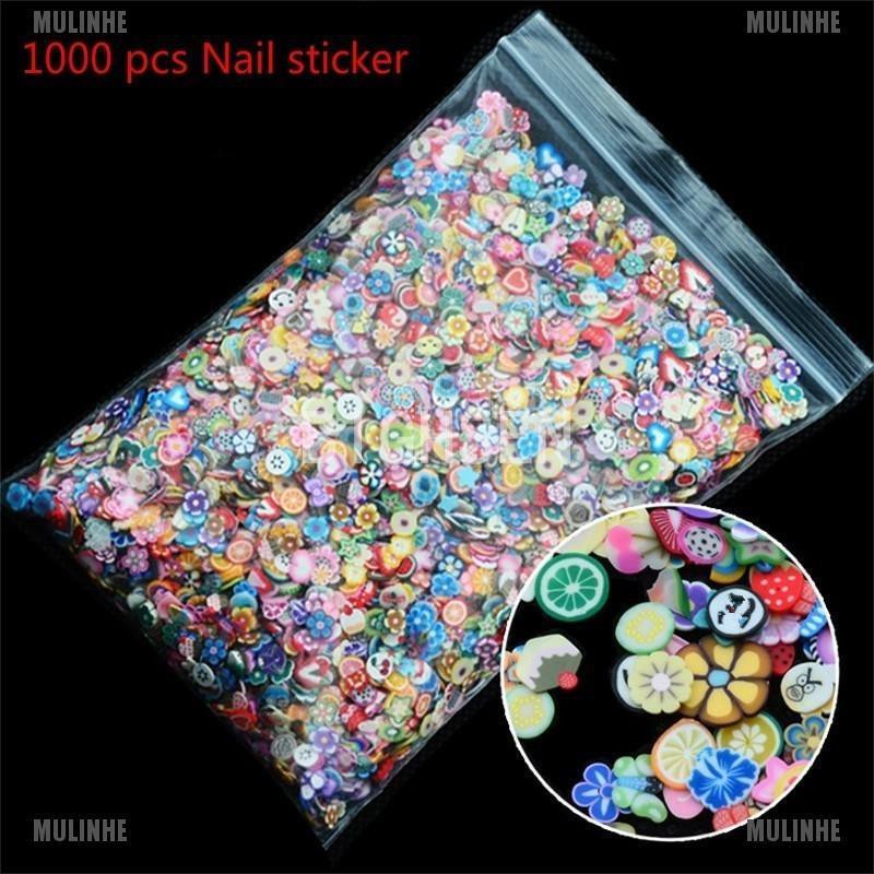 Set 1000 Hình Dán Trái Cây 3D Trang Trí Móng Tay