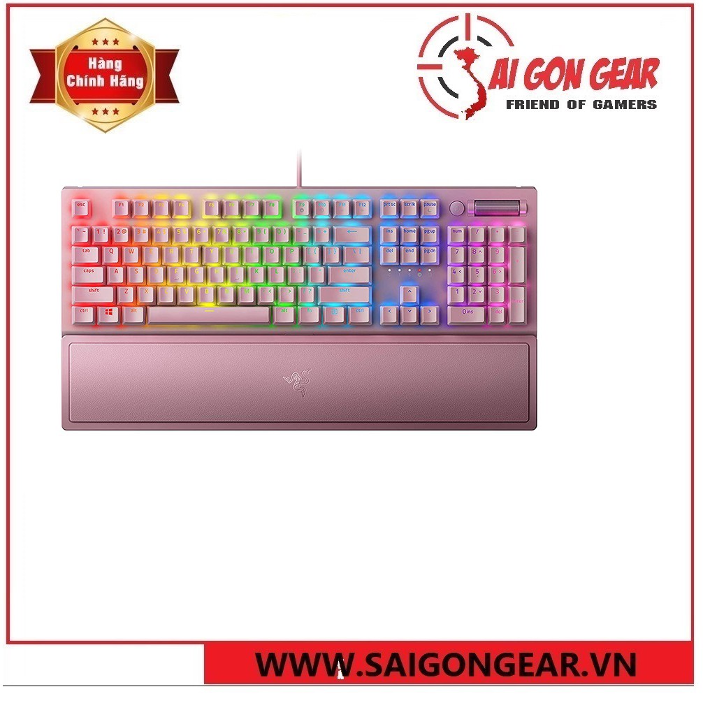 Bàn phím cơ Razer Blackwidow V3 Quartz Green Switch