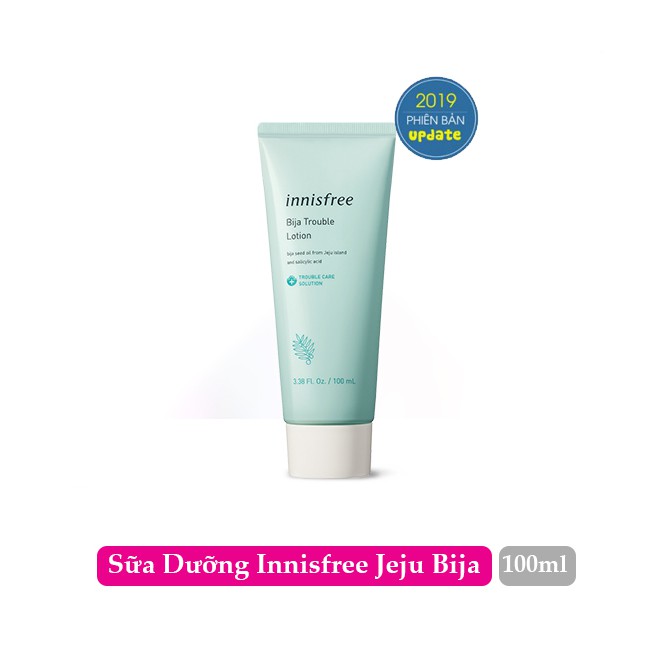 Sữa Dưỡng Innisfree Bija Trouble Lotion 2019