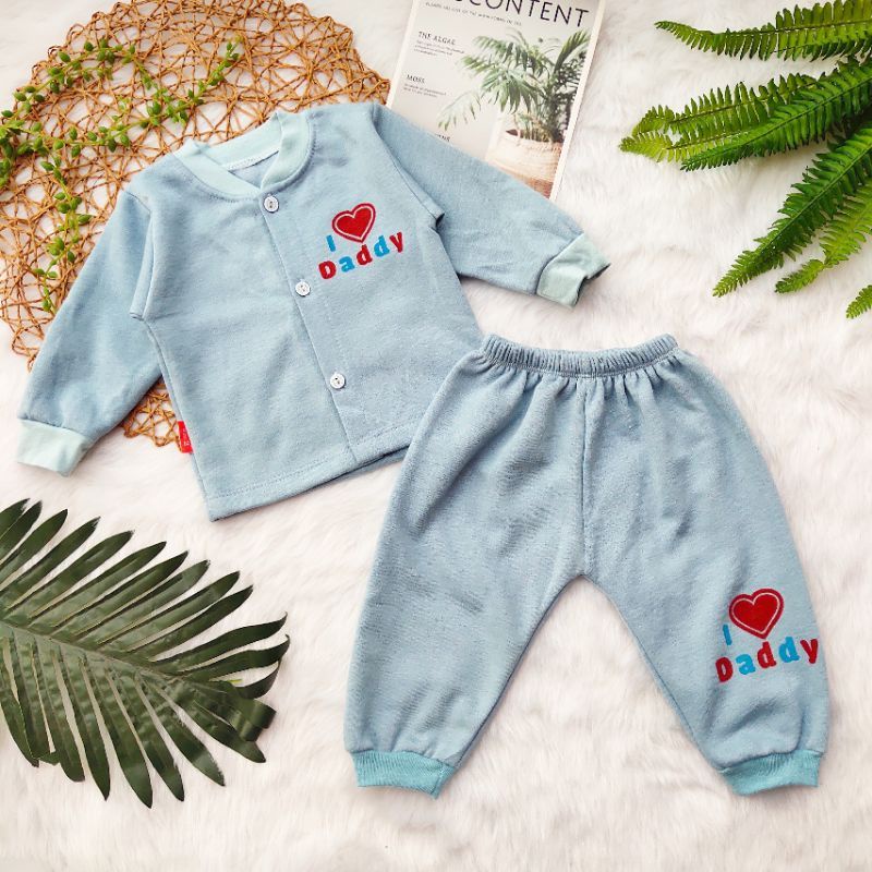 Bộ quần áo nỉ bông mềm cho bé 3-10kg /nhiều màu