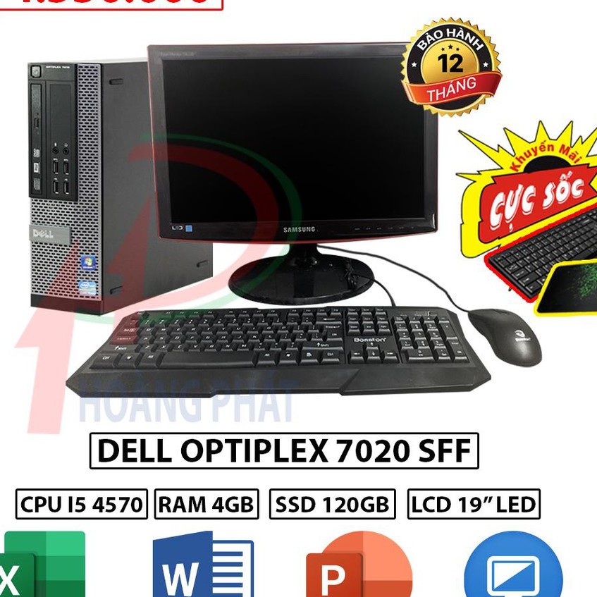 TRỌN BỘ PC Máy Tính Đồng Bộ Dell Optiplex 7020 SFF GIÁ RẺ