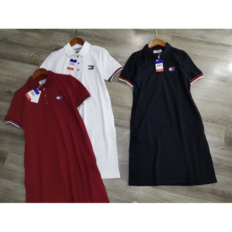 Đầm thun có cổ -dáng polo | BigBuy360 - bigbuy360.vn