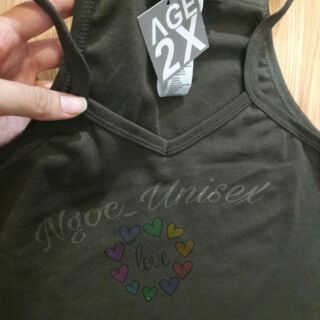 Áo croptop 2 dây AGE2X