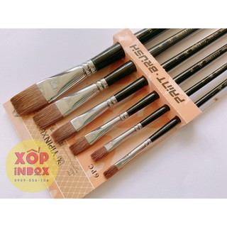 Bộ cọ vẽ sơn dầu cao cấp Yipinxuan 9112 6pcs