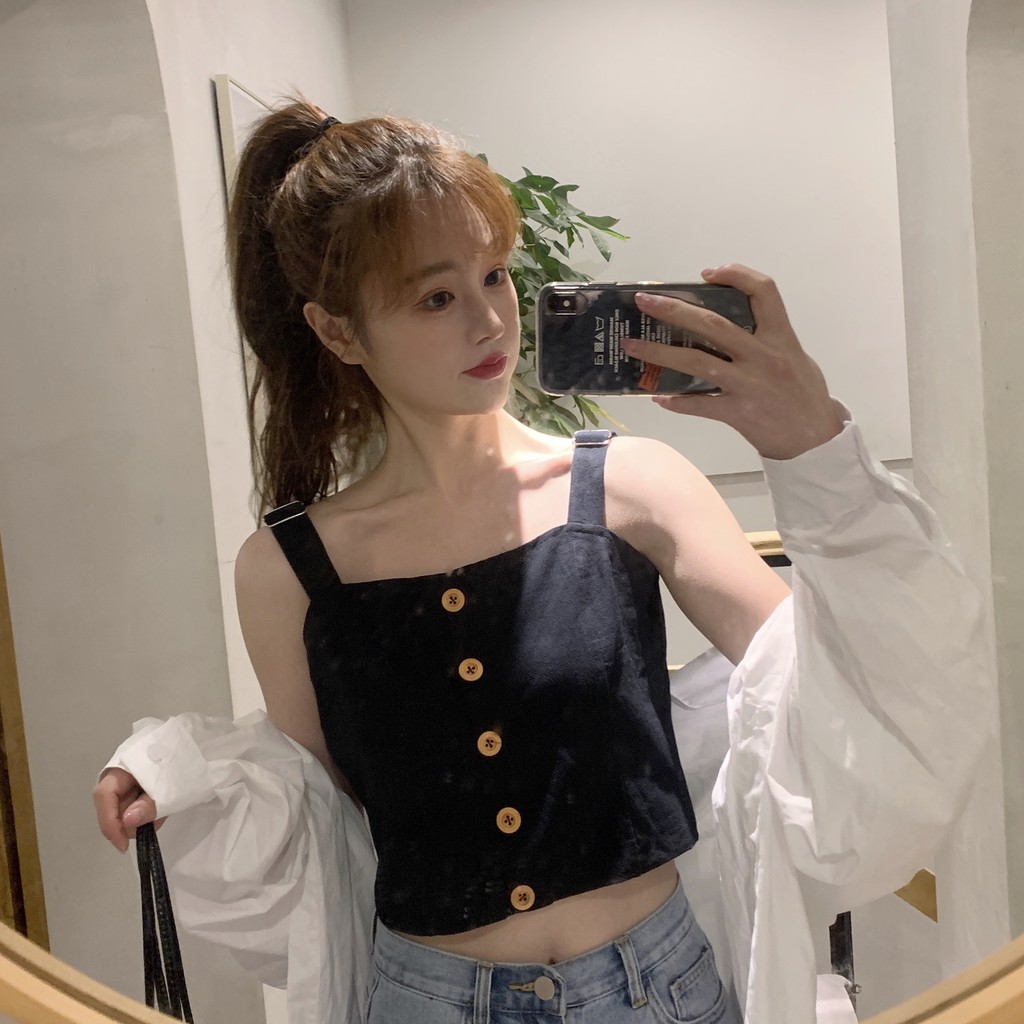 Áo Hai Dây 🎀FREESHIP🎀 Giảm 5k nhập Áo 2 dây bản to Hàn Quốc C05 - Maoshop | BigBuy360 - bigbuy360.vn