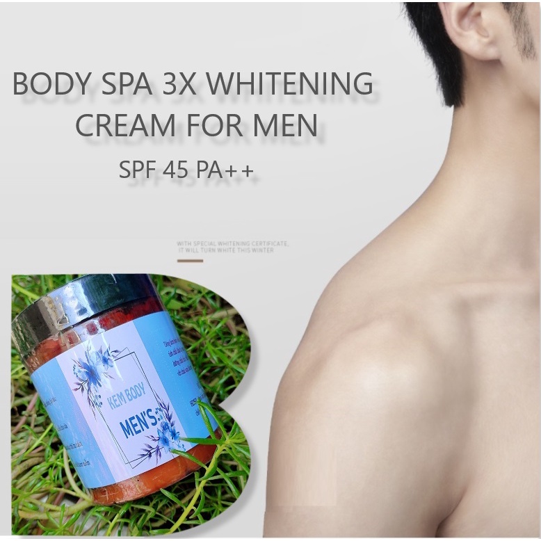 BODY SPA TRẮNG DA MEN THẾ HỆ 3 MIX COLLAGEN Ủ MẠNH,TRẮNG DA KHỬ THÂM CHỐNG NẮNG DÀNH CHO NAM GIỚI